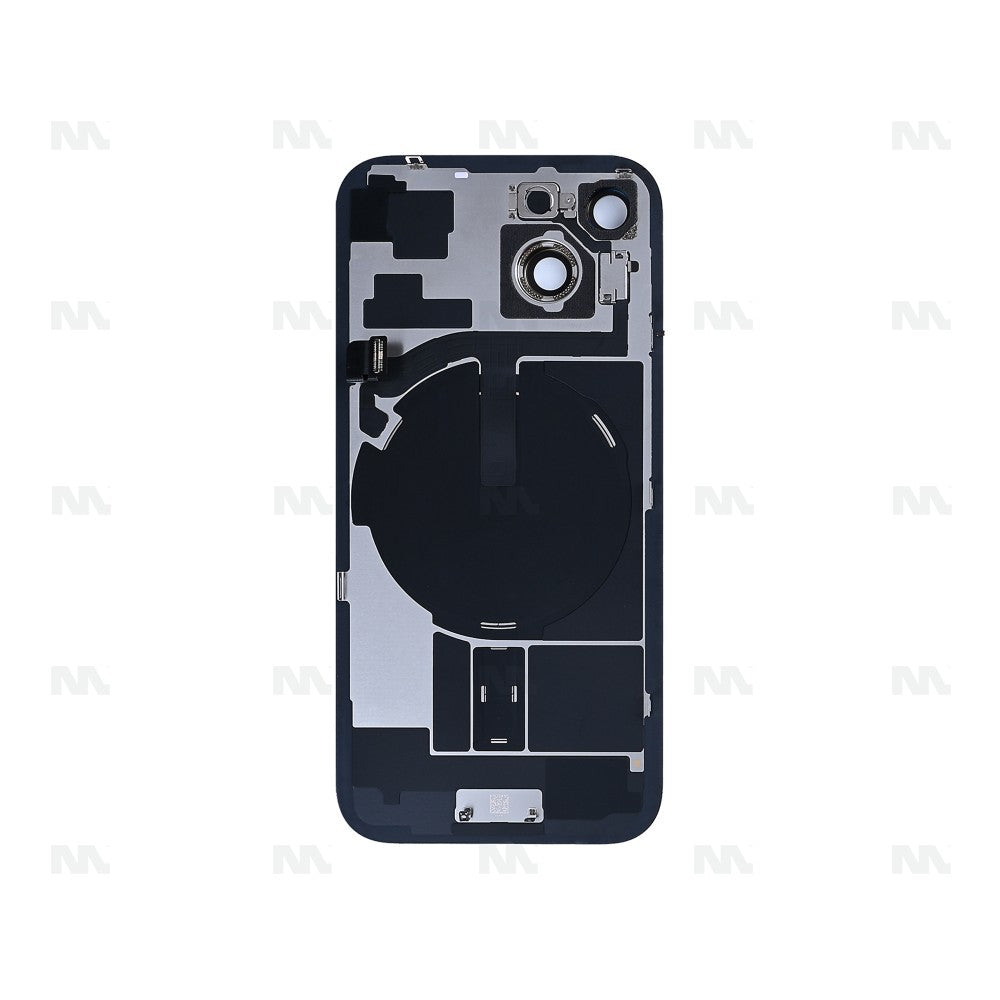 For iPhone 15 Extra Glass With NFC, Enlarged Camera Frame Yellow Pulled