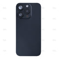 For iPhone 15 Pro Extra Glass With NFC, Enlarged Camera Frame Black Titanium Pulled