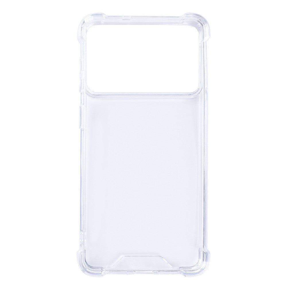 Rixus Anti-Burst Case For Samsung Galaxy S26 Edge Transparent