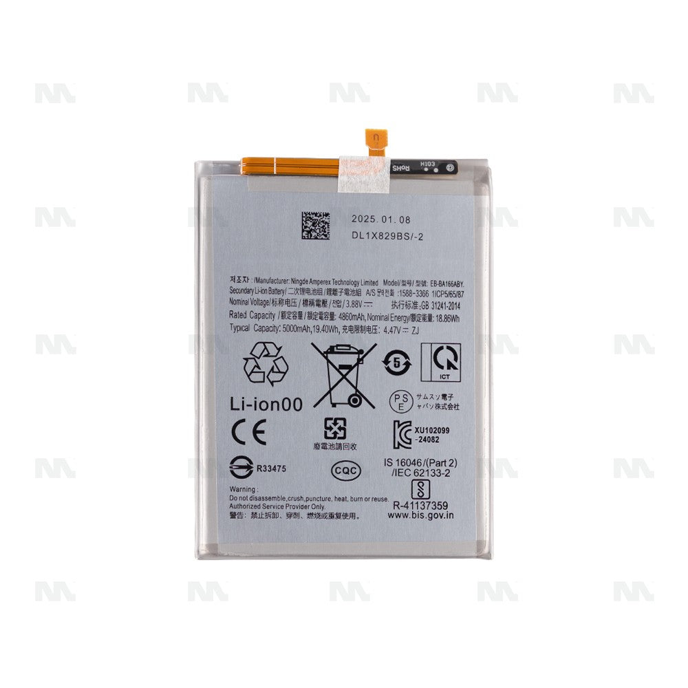 Samsung Galaxy A16 4G A165F, A16 5G A166B Battery EB-BA166ABY OEM