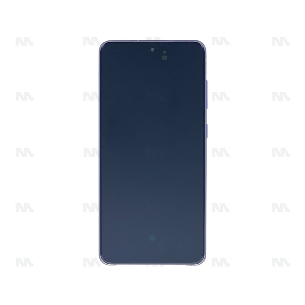Samsung Galaxy S21 FE G990B Display And Digitizer With Frame Lavender Service Pack