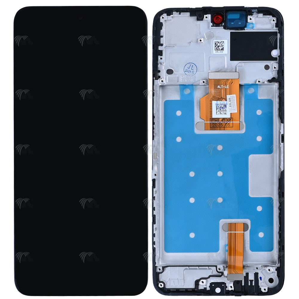 Honor X7c (ALT-LX2) Display And Digitizer With Frame Midnight Black OEM