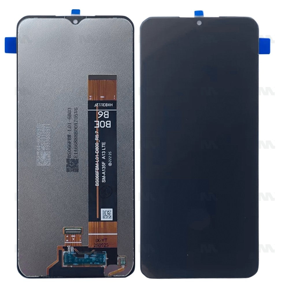 Samsung Galaxy A13 A135F, A137F Display And Digitizer Without Frame Black OEM