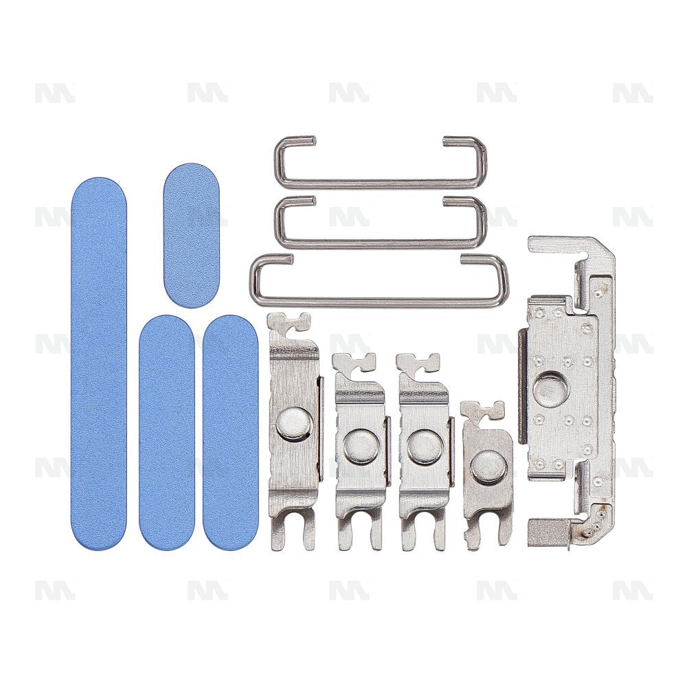 Kit Boutons Latéraux pour iPhone 16 et 16 Plus (4 Pièces) Ultramarine - Pièce de Rechange