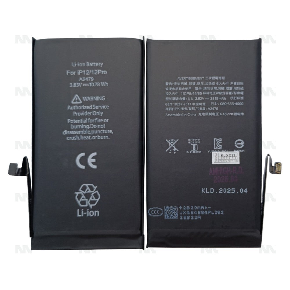 For iPhone 12, 12 Pro Run Diagnostics Battery OEM