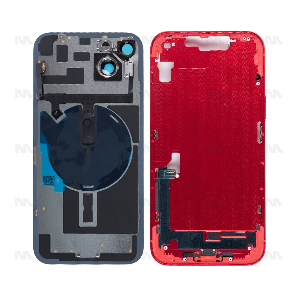 For Apple iPhone 8 Plus Housing With Small Parts Red Compatible