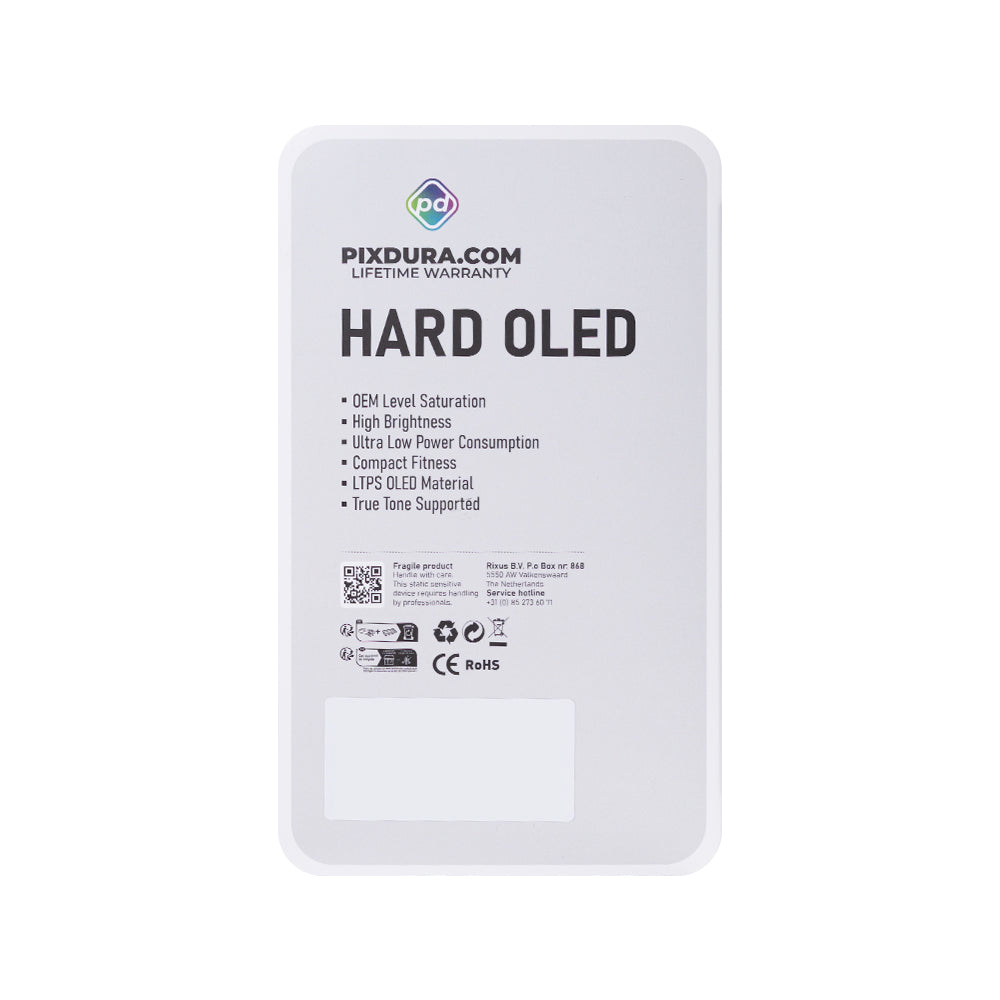 PIXDURA Display e Digitizer OLED Rigido per iPhone XS Max Ricambio