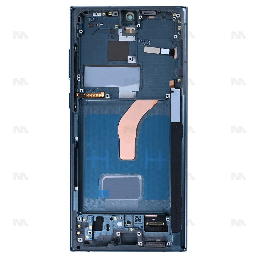 Samsung Galaxy S22 Ultra S908B Display And Digitizer With Frame Green SOFT-OLED