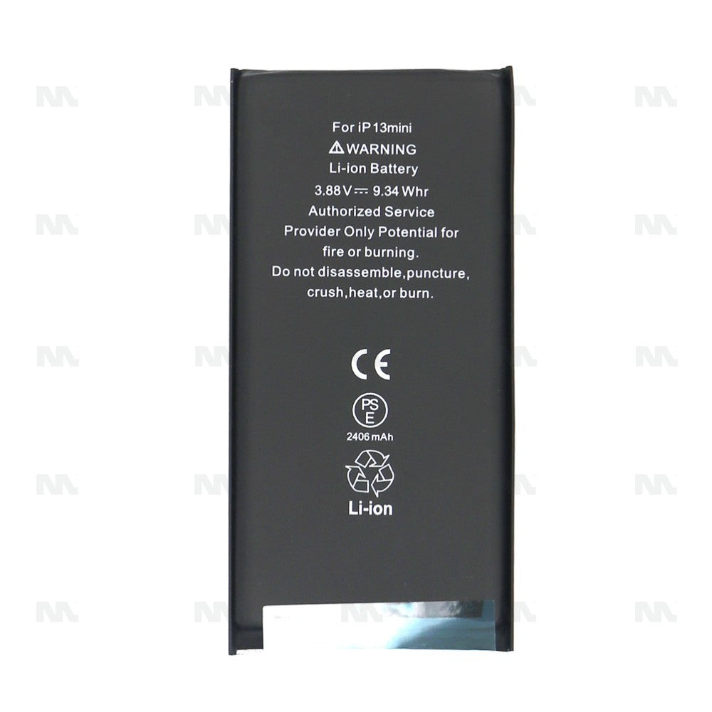 For iPhone 13 Mini Battery (Spot Welding Required) 2406mAh No BMS / IC