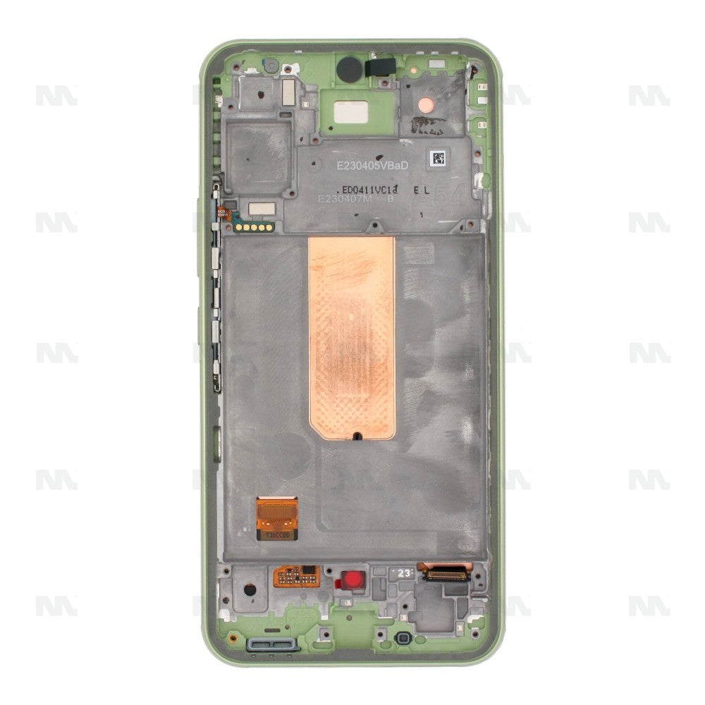 Samsung Galaxy A54 5G A546B Display And Digitizer With Frame Lime Service Pack