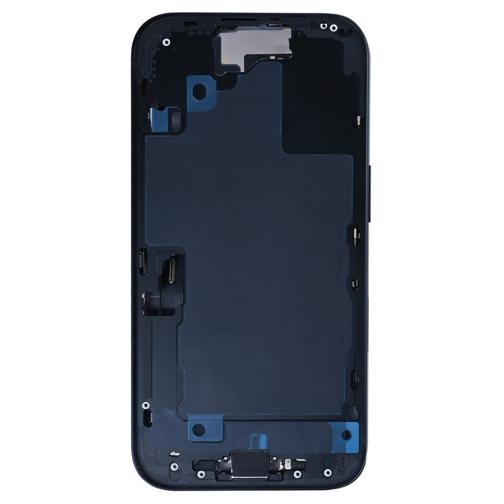 For iPhone 16 Complete Housing Incl. All Small Parts Without Battery And Back Camera Black