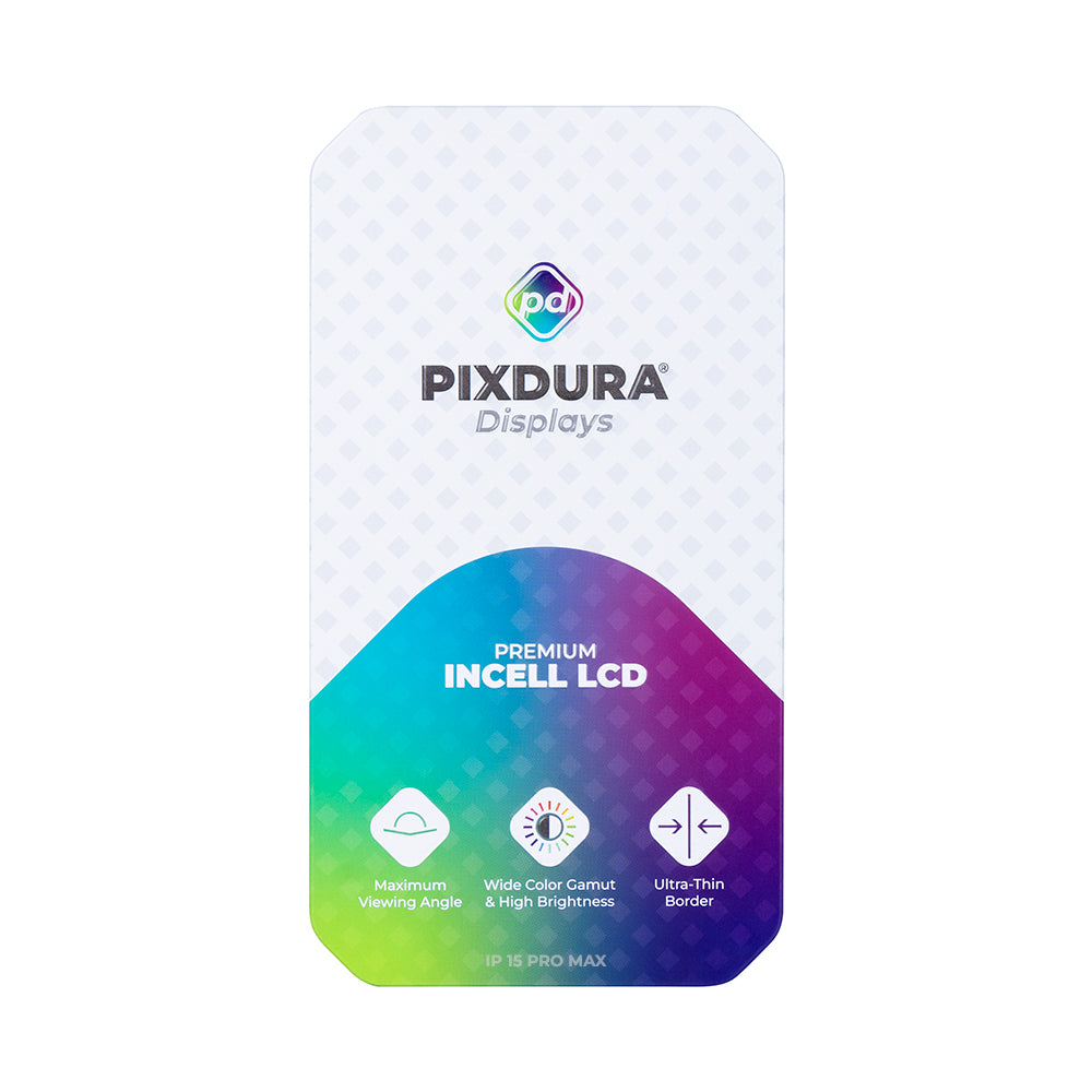 PIXDURA For iPhone 15 Pro Max Display And Digitizer In-Cell Premium (IC Removable)