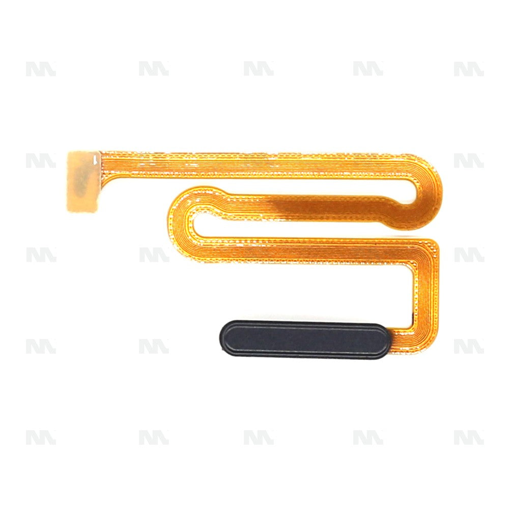 Samsung Galaxy A12 A125F, A12 Nacho A127F Fingerabdrucksensor Flex mit Power-Taste Schwarz Ersatzteil OEM
