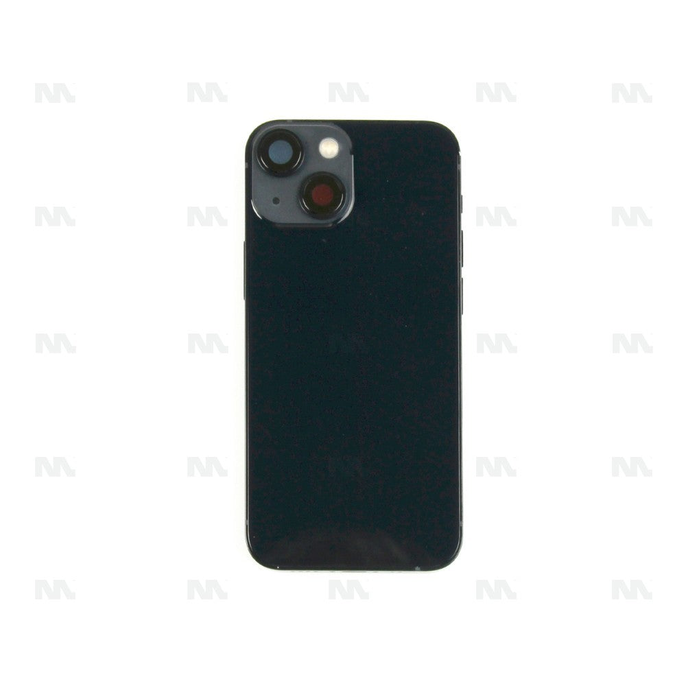 For iPhone 13 Mini Complete Housing incl. All Small Parts Without Battery & Back Camera Midnight