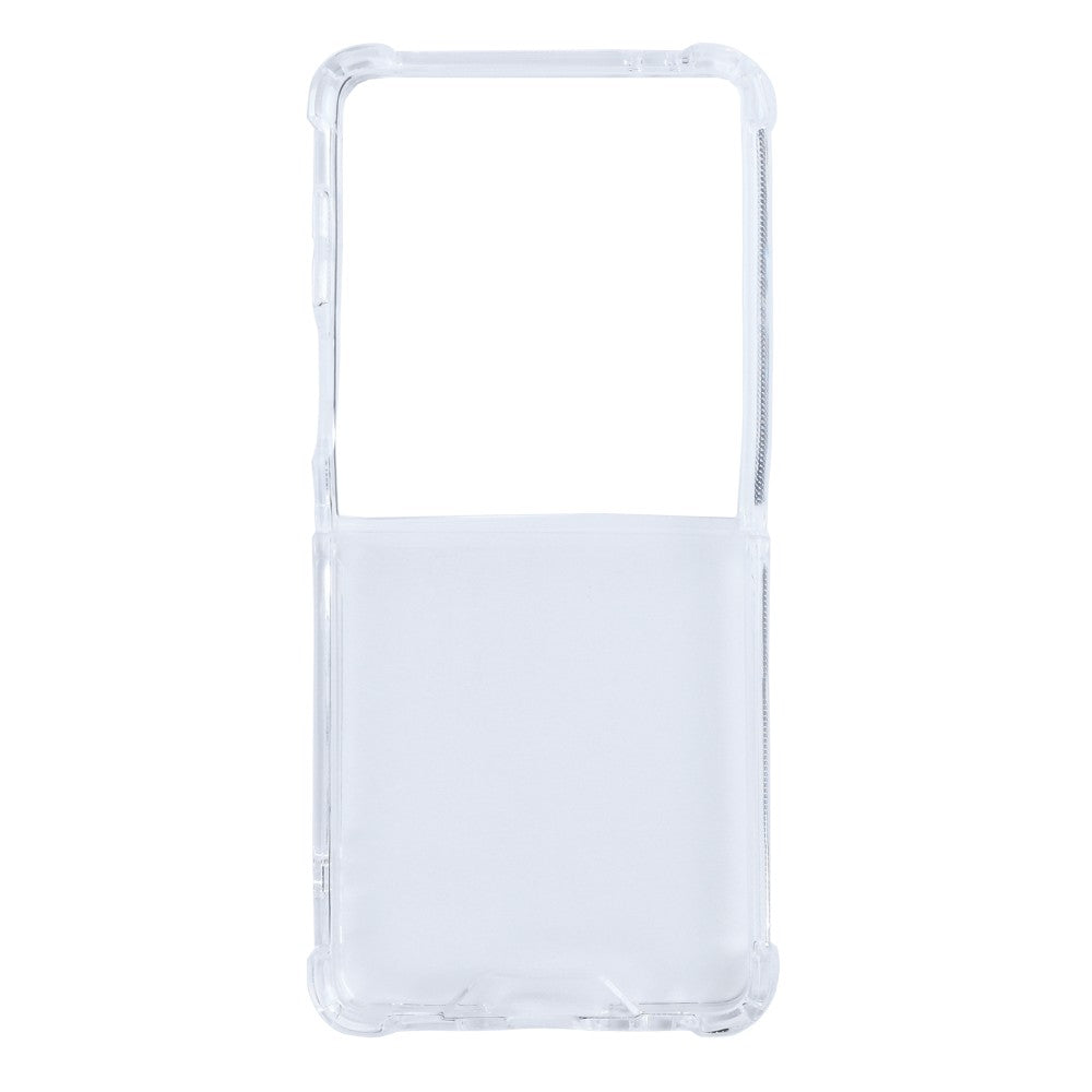 Rixus Anti-Burst Case For Samsung Galaxy Z Flip 7 Transparent