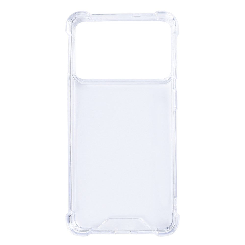 Rixus Anti-Burst Case For Samsung Galaxy S26 Edge Transparent