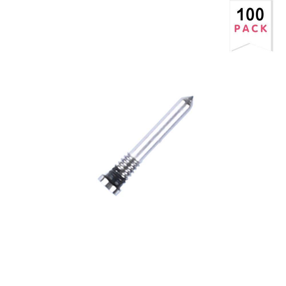 For iPhone 15 Pro, 15 Pro Max Bottom Screws Natural Titanium Compatible (100-Pack)