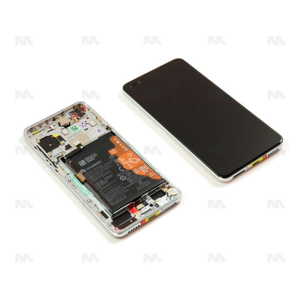 Huawei P40 Display And Digitizer Complete Ice White (SP)