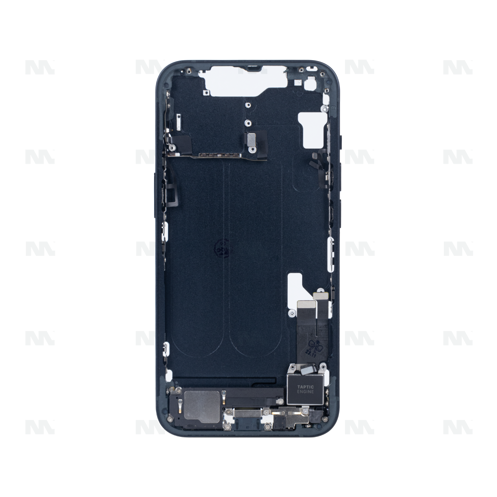 For iPhone 14 Complete Housing Incl. All Small Parts Without Battery And Back Camera Black