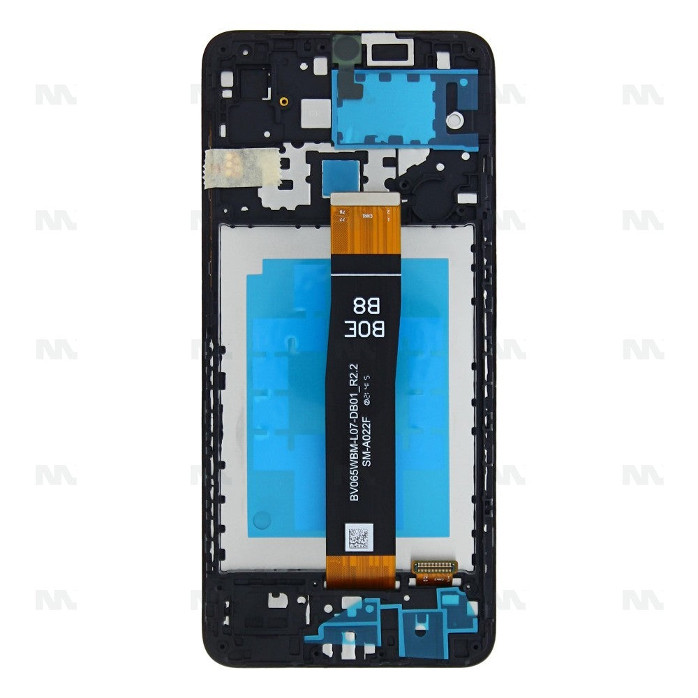 Écran et Digitizer avec Cadre Noir pour Samsung Galaxy A02 A022F Pièce de Rechange OEM