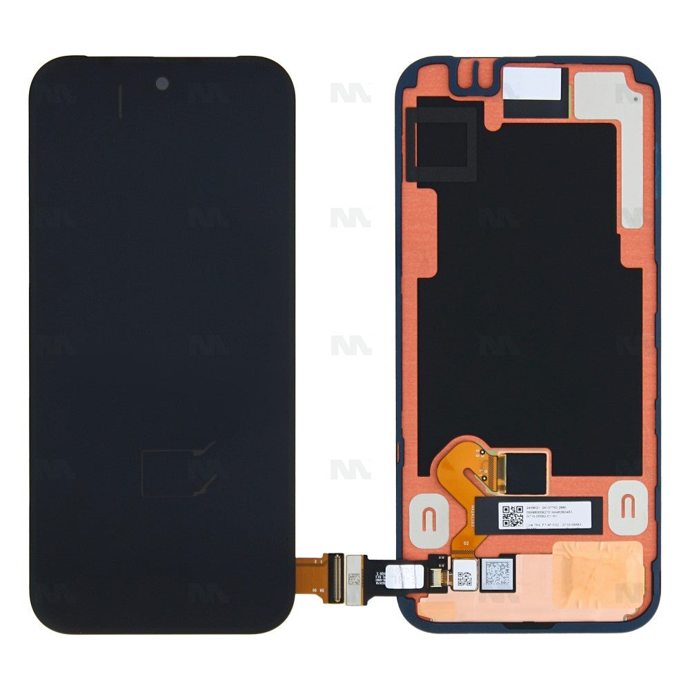 Google Pixel 9 Display And Digitizer Without Frame Black Service Pack