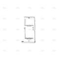Samsung Galaxy A51 5G A516B Sim Card Holder Prism Cube White OEM