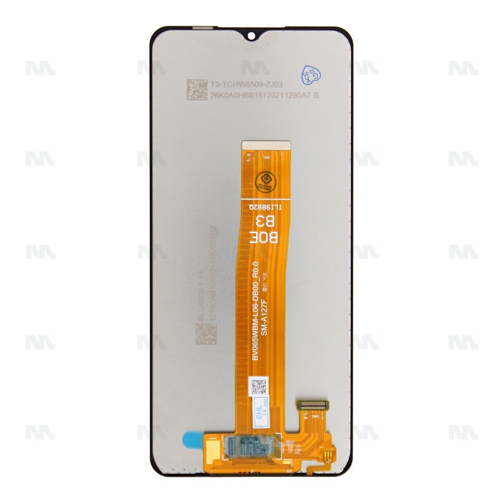 Samsung Galaxy A12s A127F Display And Digitizer (No Frame) Black Soft-OLED