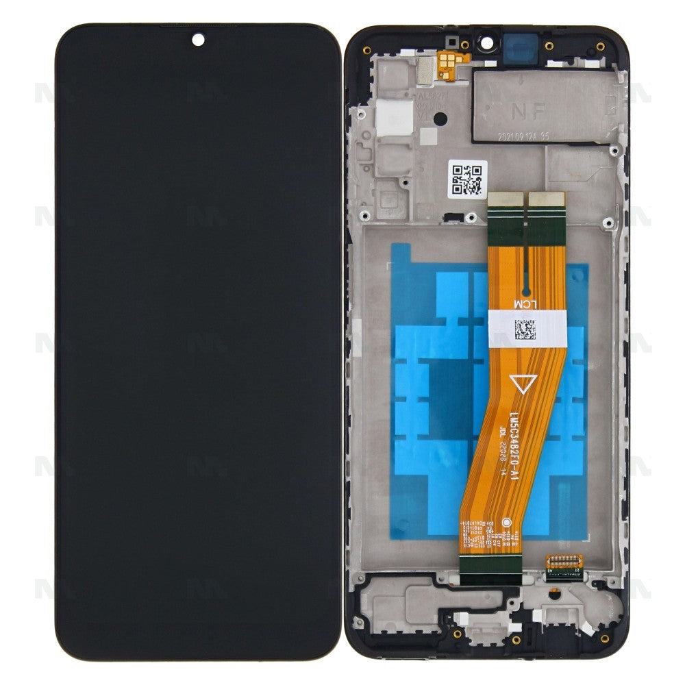 Samsung Galaxy A03s EU A037G Display And Digitizer With Frame Black OEM