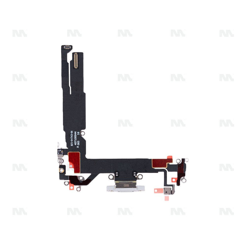 Flex de Carregamento Sistema Branco para Apple iPhone 16 - Cabo Flex Substituição