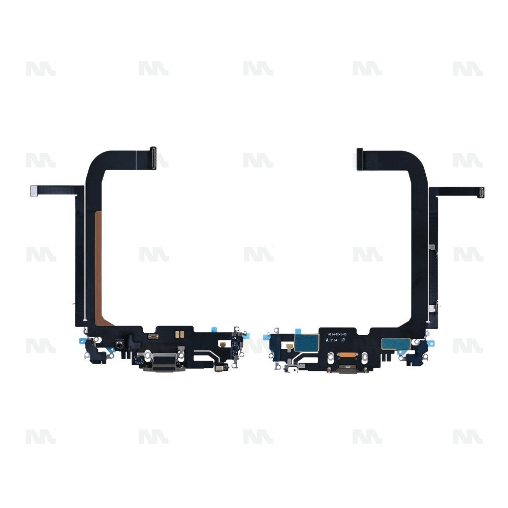 For Apple iPhone 13 Pro Max System Charging Flex Gold Pulled