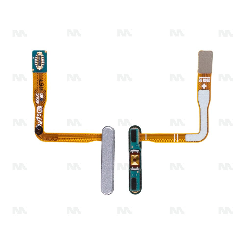 Samsung Galaxy Z Flip6 F741B Fingerprint Sensor Flex With Power Button Silver Shadow OEM