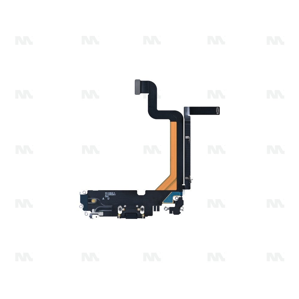 For Apple iPhone 14 Pro Max System Chargingr Flex Space Black Pulled