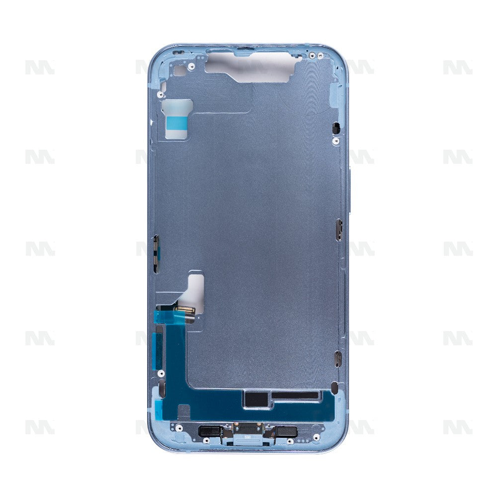 Telaio Centrale Blu per iPhone 14 - Ricambio Originale, Parte Intermedia