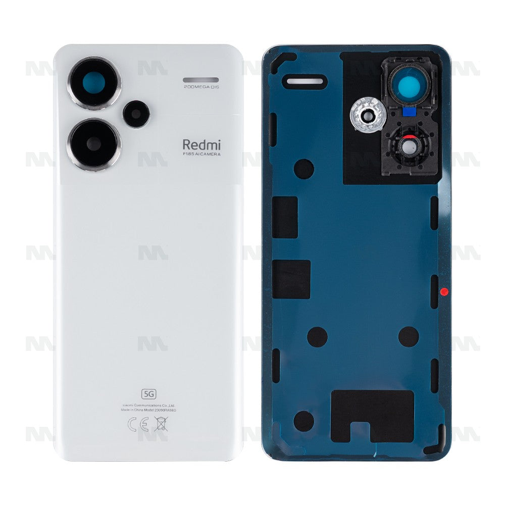Coque Arrière Xiaomi Redmi Note 13 Pro Plus 5G avec Lentille Blanc Moonlight Pièce de Rechange OEM