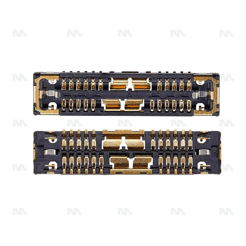 Conector Flex FPC de Carregamento Sem Fio NFC para iPhone 16 Pro e 16 Pro Max (22 Pinos) Peça de Reposição