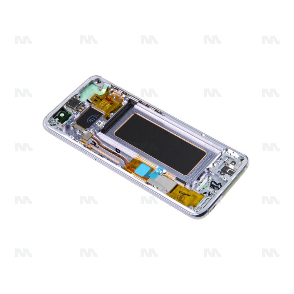 Samsung Galaxy S8 G950F Display and Digitizer With Frame Orchid Gray Service Pack