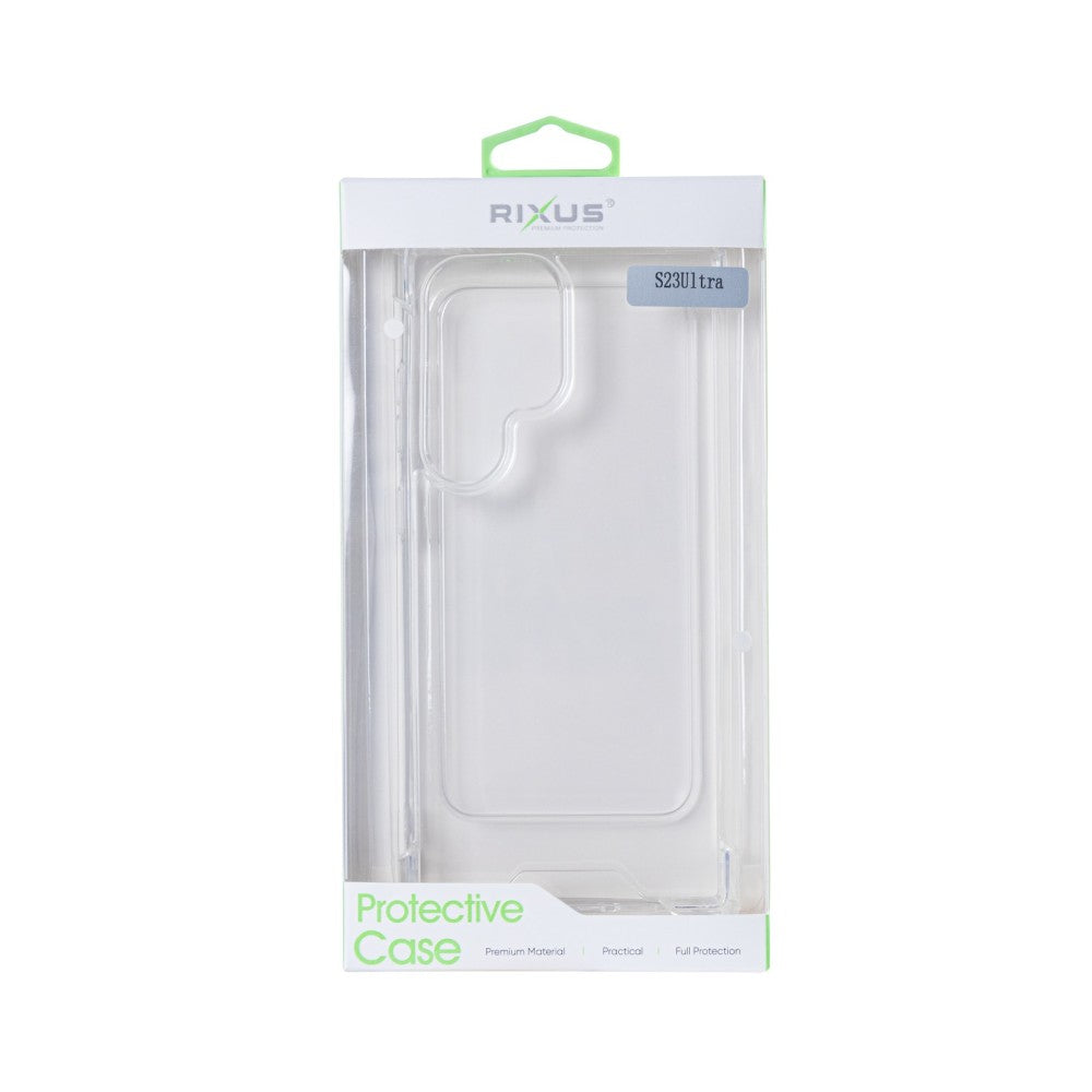 Capa Antirruptura Rixus Para Samsung Galaxy S23 Ultra Transparente - Estojo Protetor Substituição