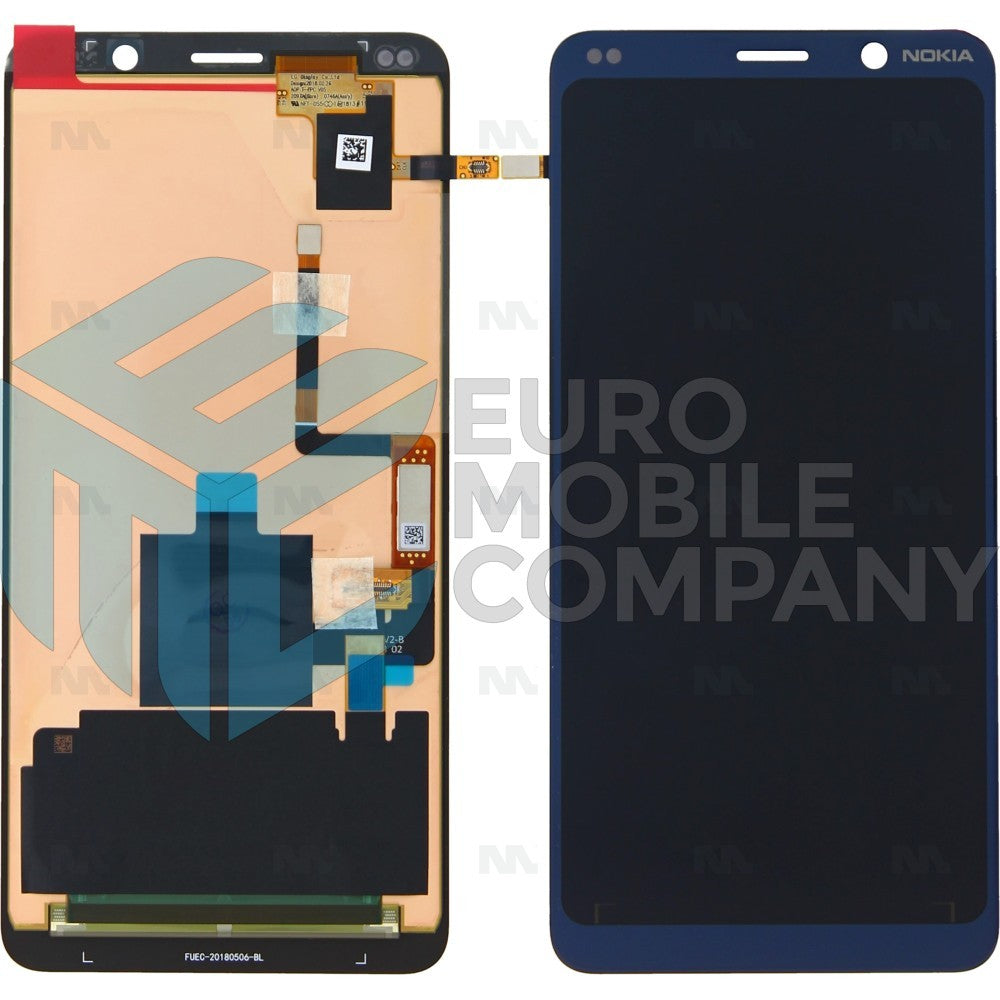Nokia 9 PureView OEM Display + Digitizer Complete - Midnight Blue
