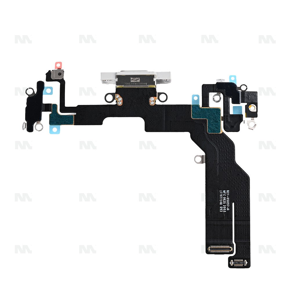 For Apple iPhone 16e System Charging Flex White Pulled