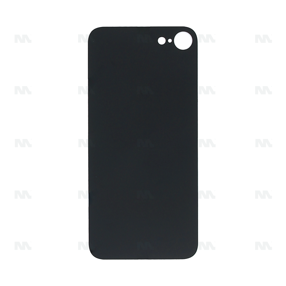 For Apple iPhone SE (2020, 2022) Back Glass, Enlarged Camera Frame White Compatible