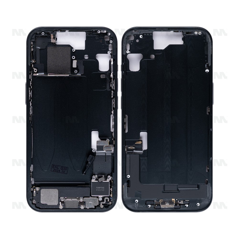 For iPhone 15 Middle Frame Black