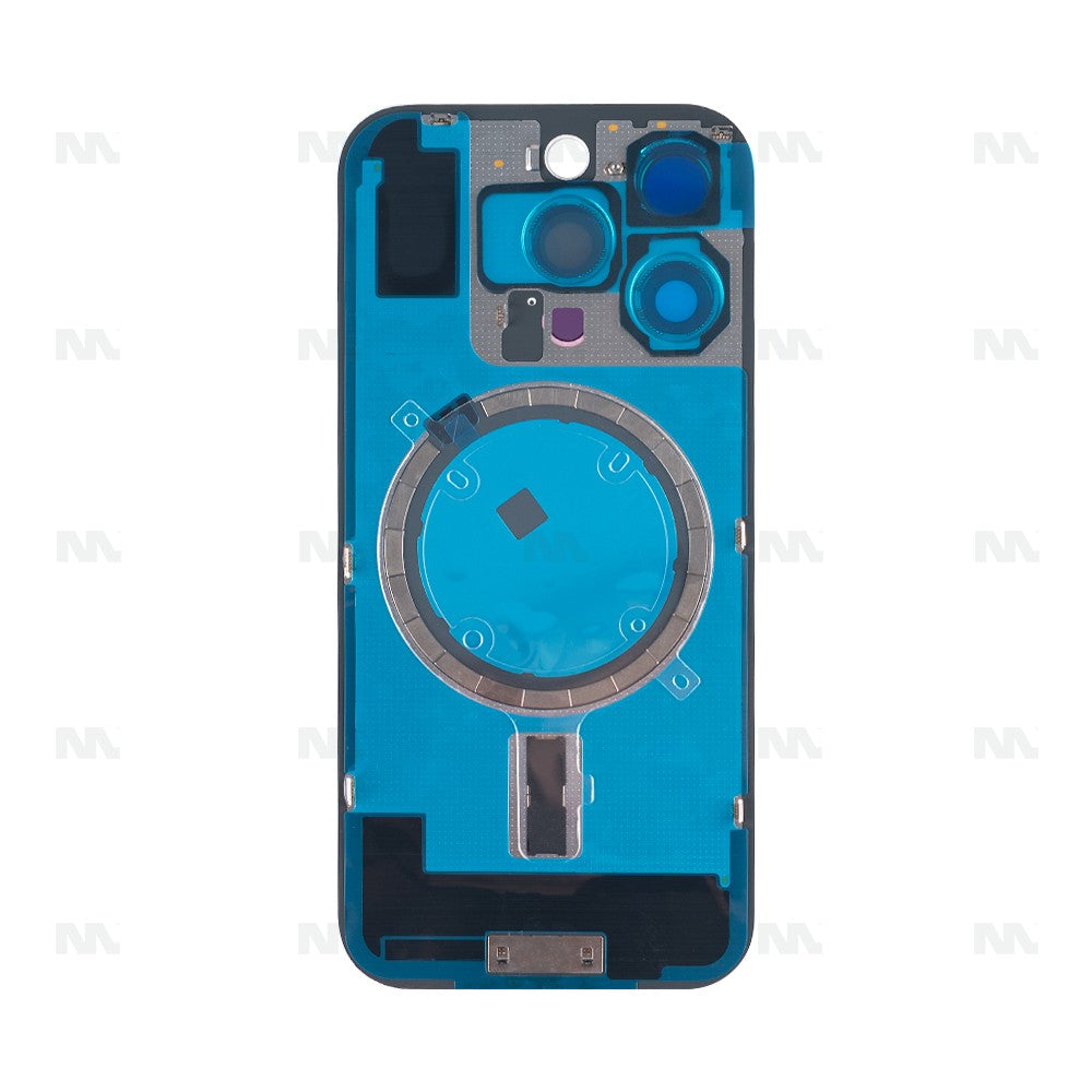 For iPhone 16 Pro Extra Glass Without NFC, Enlarged Camera Frame White Titanium