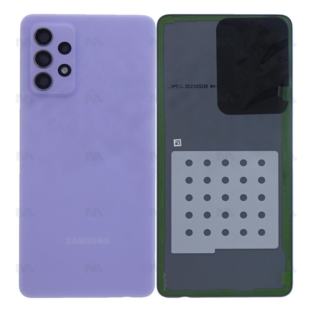 Cover Posteriore Samsung Galaxy A72 4G A725F / A72 5G A726B con Lente Ricambio OEM Viola