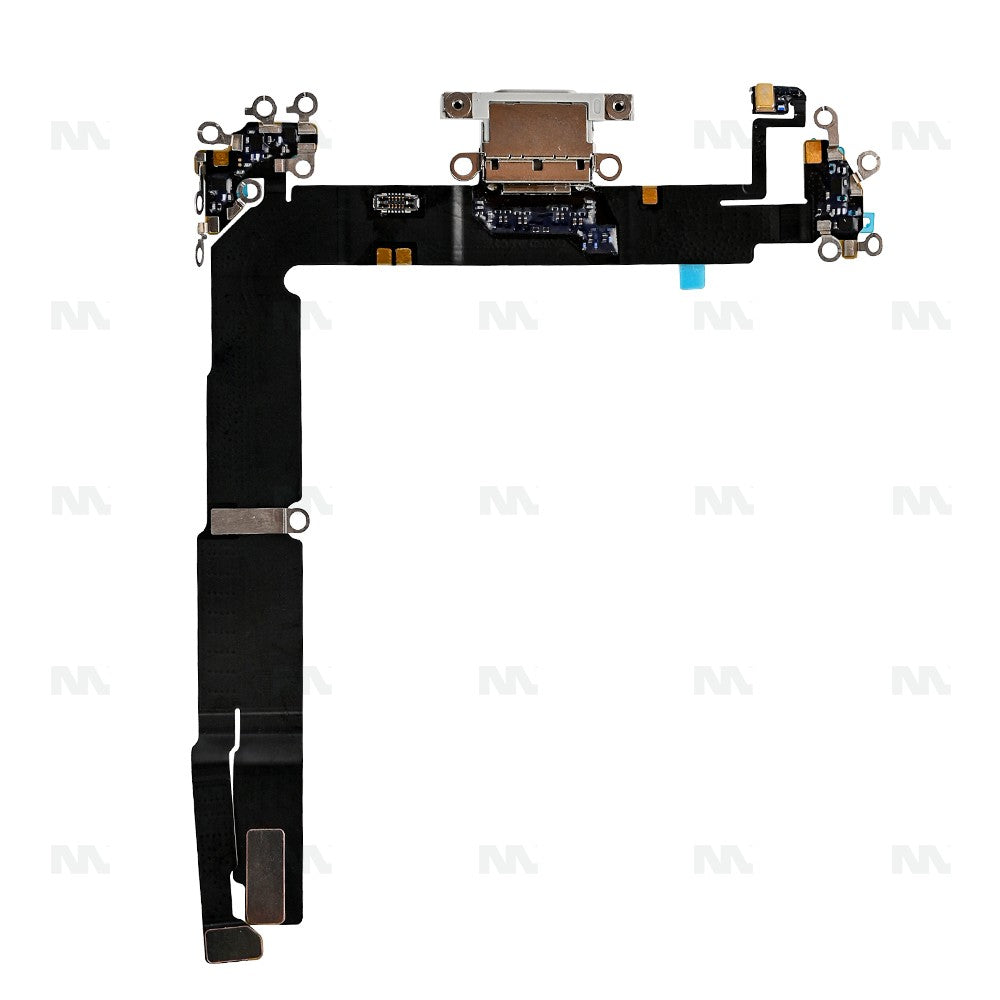 For Apple iPhone 16 Plus System Charging Board White Pulled
