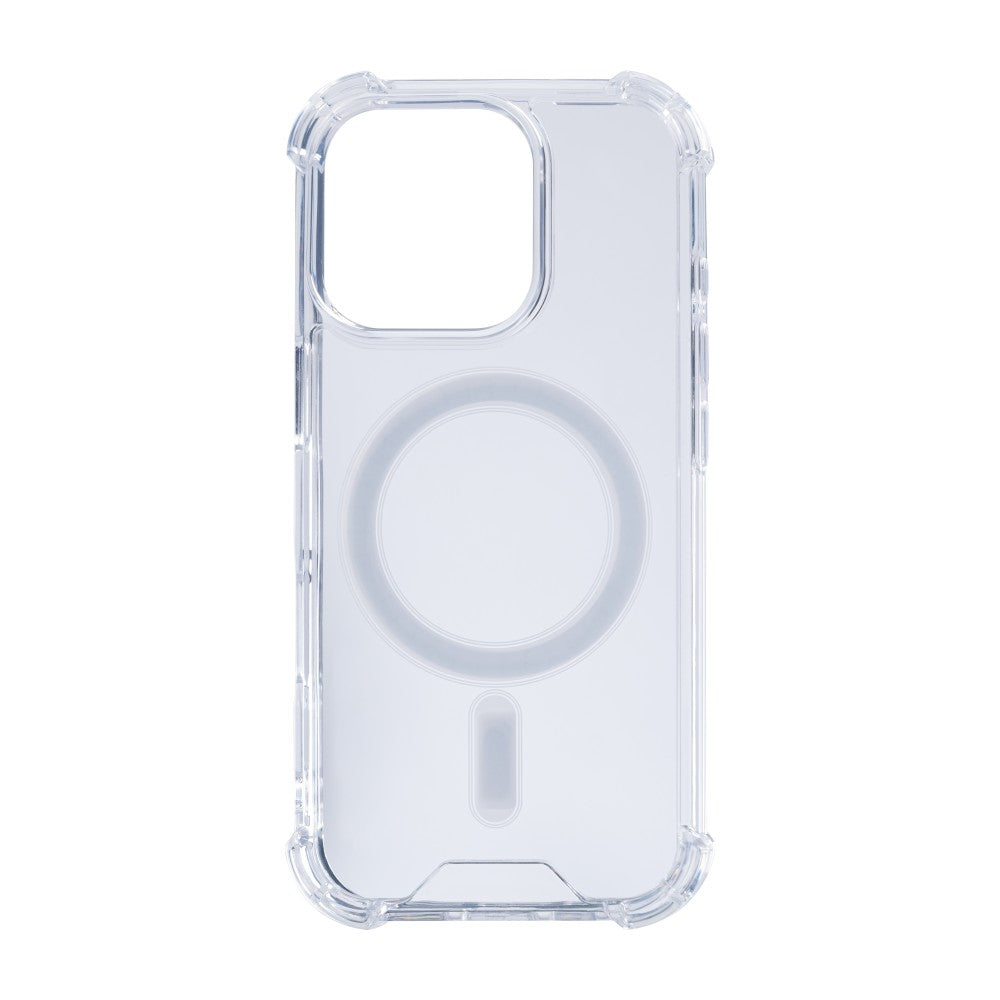 Rixus Anti-Burst Case With MagSafe For Apple iPhone 16 Pro Transparent
