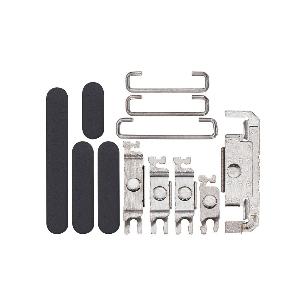 For iPhone 16 Pro, 16 Pro Max Side Button Set (4 Pcs) Black Titanium