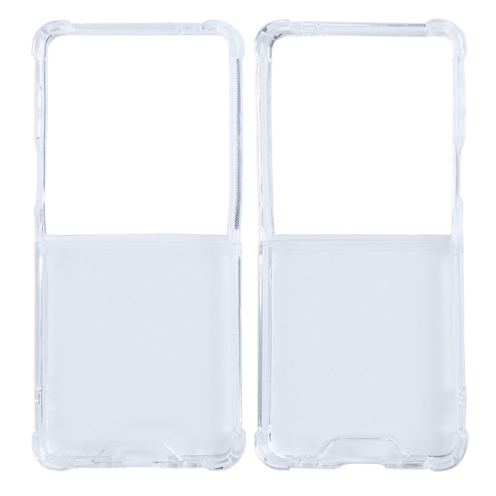 Rixus Anti-Burst Case For Samsung Galaxy Z Flip 7 Transparent