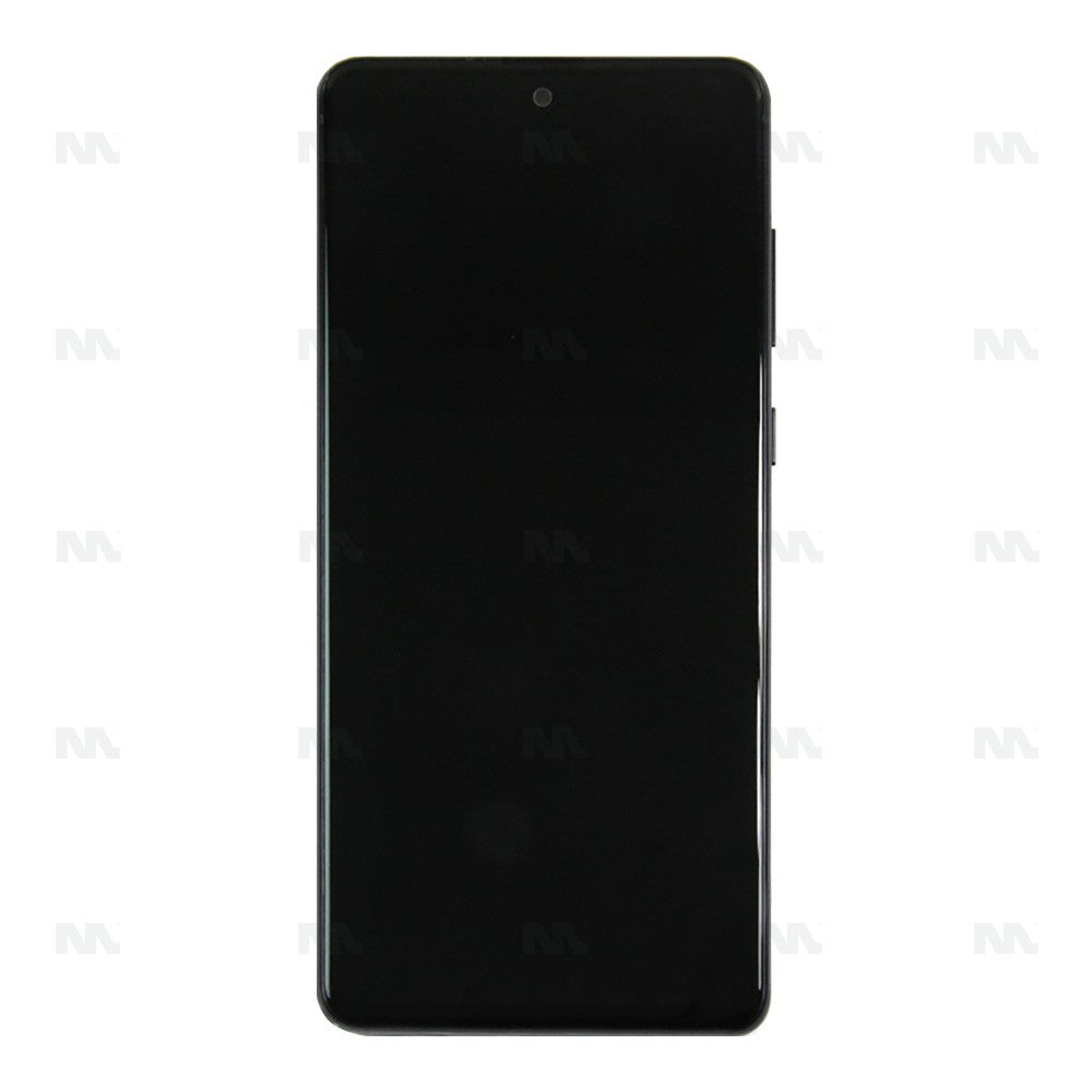 Samsung Galaxy Note 10 Lite N770F Display And Digitizer With Frame Aura Black Service Pack