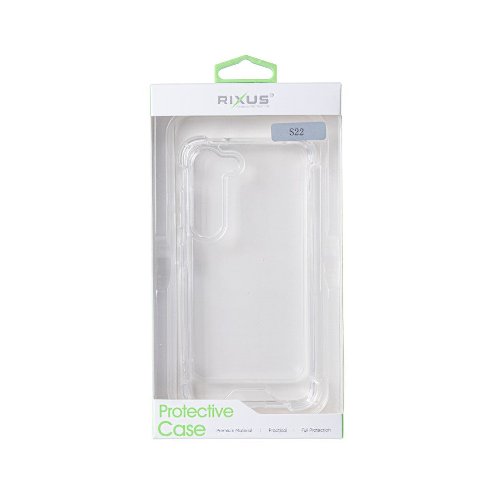 Capa Antirruptura Rixus para Samsung Galaxy S22 5G S901B Transparente - Estojo Protetor Substituição