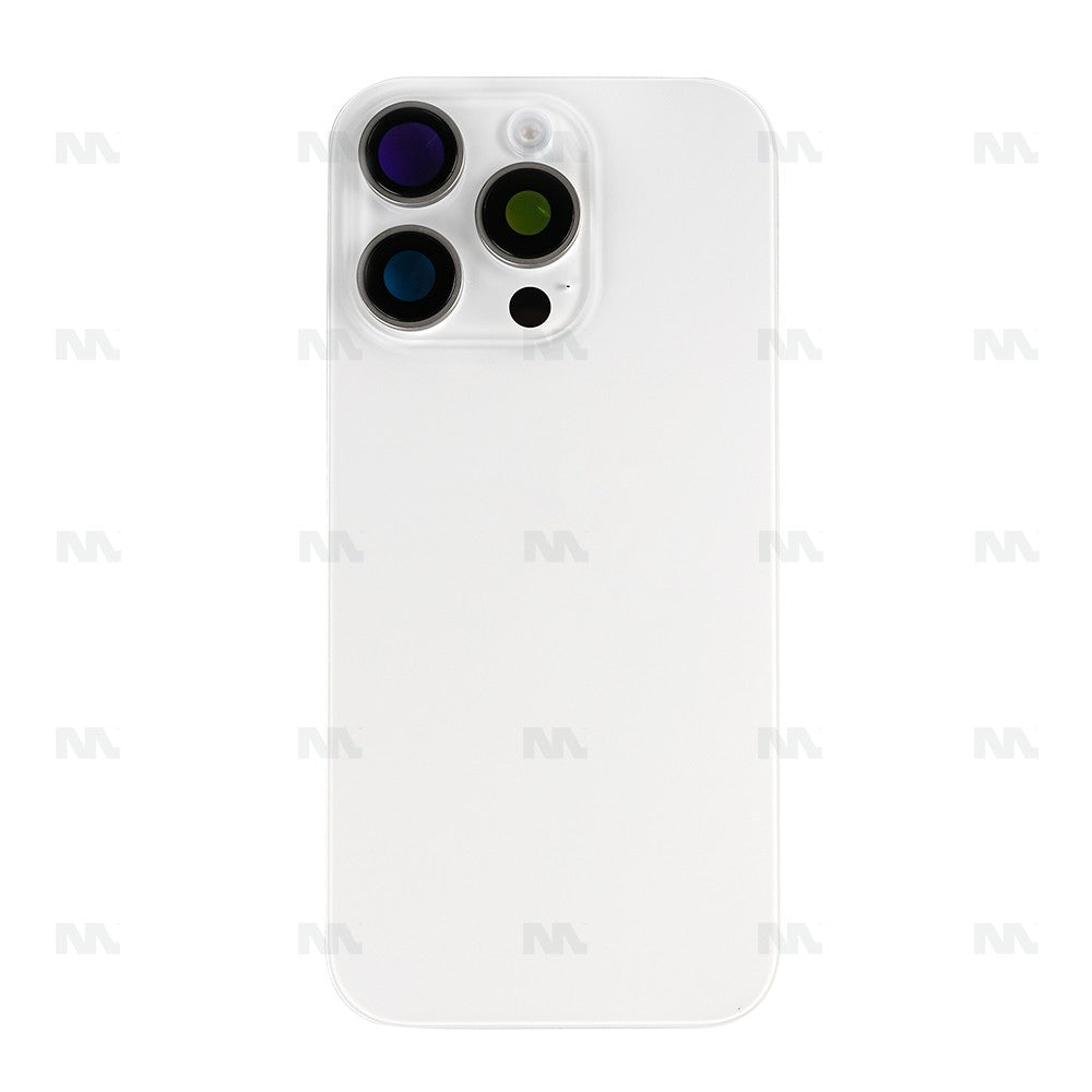 For iPhone 16 Pro Extra Glass With NFC, Enlarged Camera Frame White Titanium